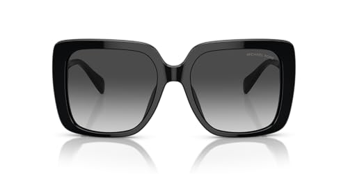 Michael Kors MK2183U Mallorca Universal Fit Sunglasses, Black/Grey Gradient, 55 mm