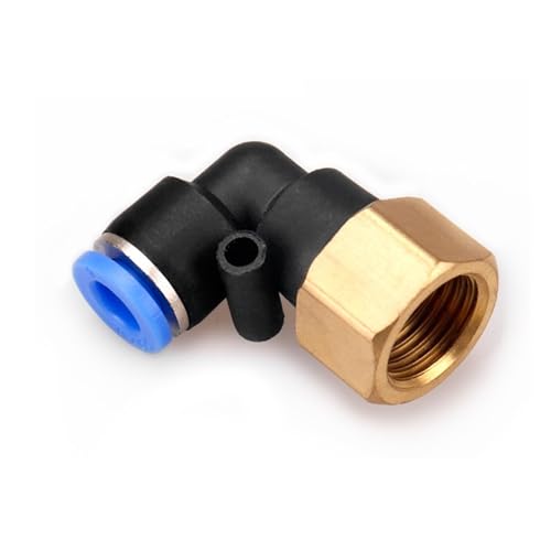 Conector de codo neumático para proyectos de bricolaje y mantenimiento de talleres mecánicos 5
