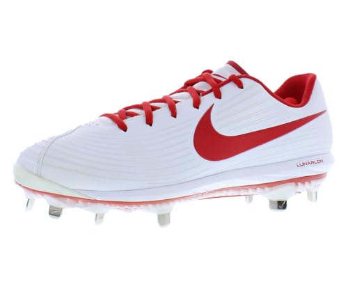 Nike Lunar Hyperdiamond 3 Pro Women's Baseball/Softball Cleat Cd0110-107 White/University Red Size 7.5