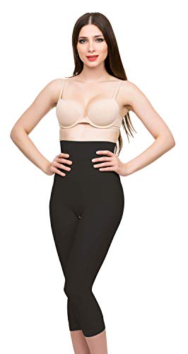 Isavela Womens 2nd StageHigh Waist Abdominal Below Knee Compression Girdle (GR06)