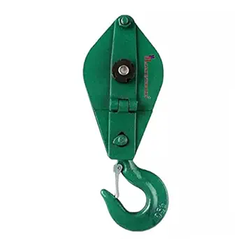 Malfah Enterprises Pulley 0.5 Ton Climbing Pulley, Movable Pulley, Smooth & Reliable Bearings, Versatile & Durable Tool, Efficient Transmission of Force & Motion 133105
