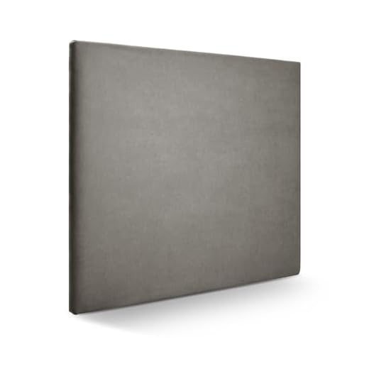 SUENOSZZZ-ESPECIALISTAS DEL DESCANSO Cabecero de Cama Liso tapizado en Tela para Camas de 150 (160 x 120 cm) Tela Gris