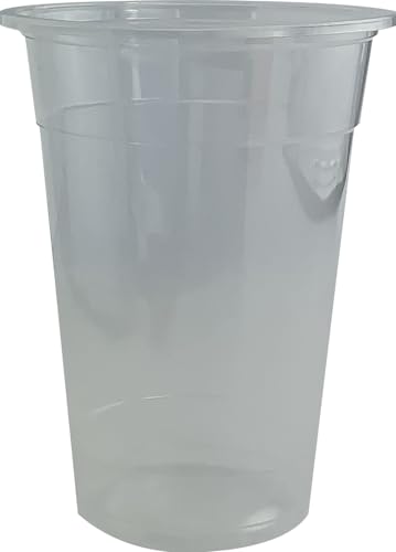 500ccカップ(クリア ロゴなし)ドリンクカップ 100個 透明 使い捨て 食器 プラスチックカップ 宴会 パーティー 屋台 文化祭 に最適です