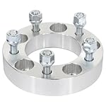 Qikudsil-4-pcs-125-5x475-12x15-Studs-Wheel-spacers-Forged-6061-T6-Aerospace-Aluminum125-ThicknessSilver