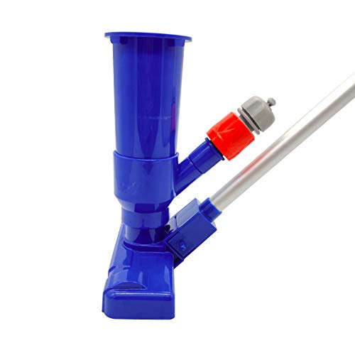 Nishore Kit de limpeza para piscina, aspirador de pó, cabeça de sucção com escovas Bolsa extensível