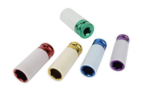 Brüder Mannesmann Werkzeuge M19485 Mannesmann Jeu de 5 clés à chocs Multicolore