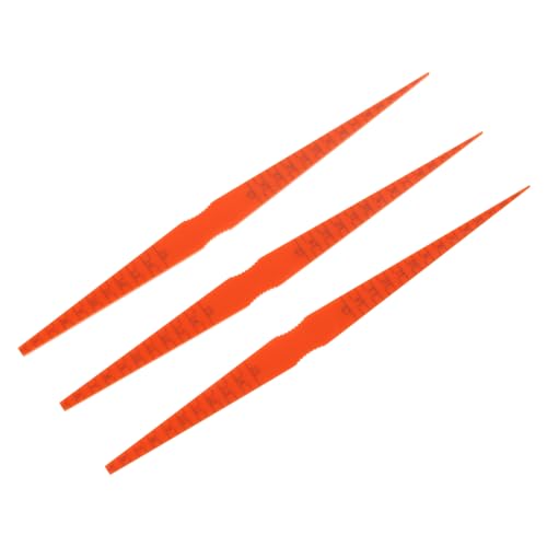 HOLIDYOYO 3Pcs Taper Gauge Precision Thickness Measurement Tool for Automotive Gap User Friendly Design Accurate Feeler Gauge for Car Body and Engine Hood Alignment