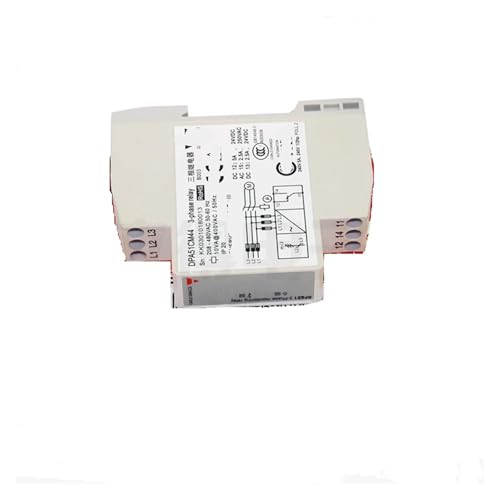 Relé de protección trifásico DPA51CM44 de 208-480V CA para control de voltaje en riel DIN 2