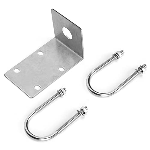 Braçadeira de parafuso em U, suporte de antena com aparência suave ajustável para antenas de rádio m