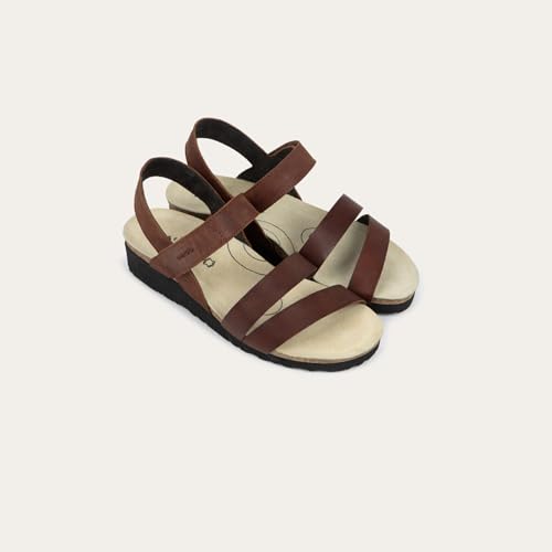 Image of NAOT Kayla Women's Sandals - Supportive 3-Strap Design with Backstrap, Cork & Latex Footbed - Arch Support - Travel-Friendly Comfortable Walking Sandals for All-Day Wear