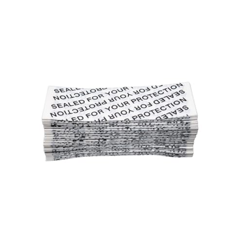 Image of 66 x 25 mm WHITE Perforated Shrink Band for Bottles, Fits 1 1 /4 inch to 1 1 /2 inch Diameter - Pack of 250