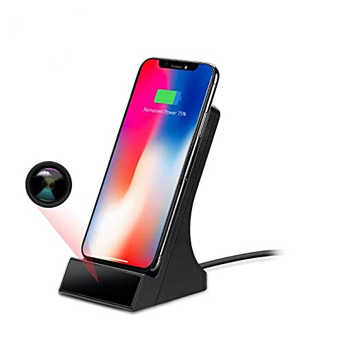 Caméra de surveillance WiFi espion avec vision nocturne HD pour sécurité maison