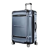 Ricardo Beverly Hills Rodeo Drive 2.0 Hardside 4 Wheel Spinner, TSA Lock, Lightweight Suitcase, Unisex, Stylish, Arctic Blue, 25-Inch Checked-Medium