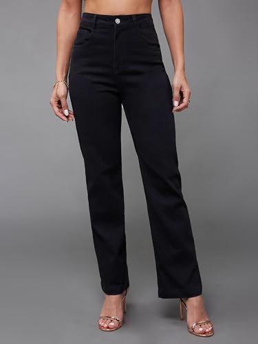 Image of Miss Chase Women's Skinny High Rise Cropped Stretchable Denim Jeans