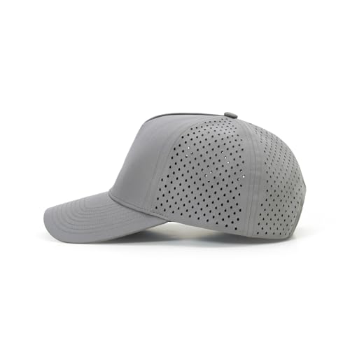 Image of Men Quick Dry Water Resistant Mesh Snapback Baseball Cap Adjustable Hat 22 inch-23.6 inch(56-60cm) for Golf Running Workout