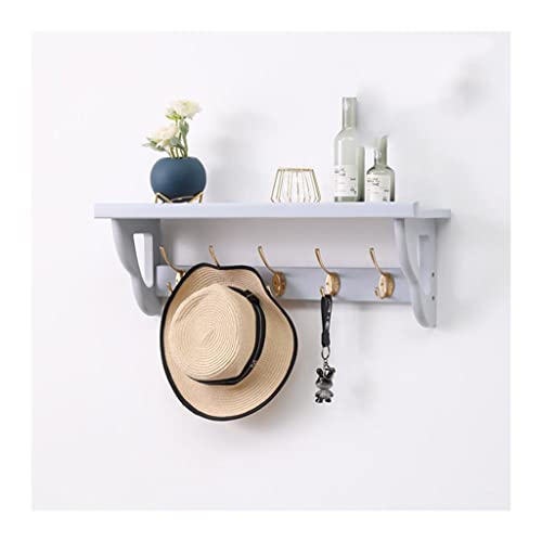 Porte-Manteau Mural pour Cuisine et Chambre Étagère Flottante