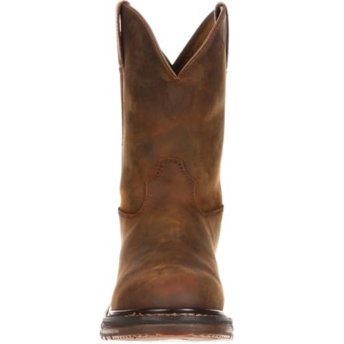 Image of ROCKY Men's Original Ride Branson Saddle Roper Waterproof Western Boot