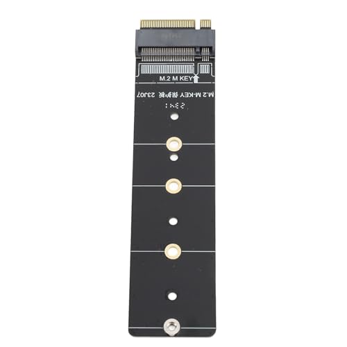 Dpofirs M Key Gold Fingers M.2 NVMe SSD Converter Tarjeta de Expansión Conexión Estable para 2230 2242 2260 2280 SSD, Múltiples Aplicaciones para Plug and Play