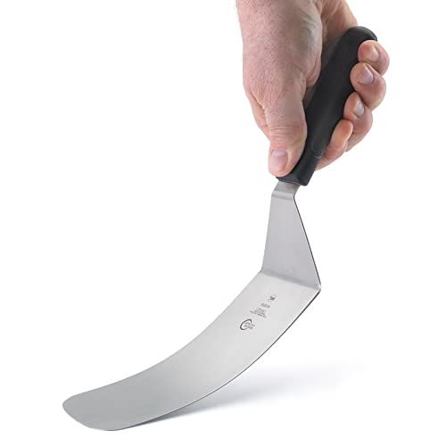 Image of Mercer Culinary Millennia Turner /Spatula, 8 Inch x 3 Inch Blade, Black Handle