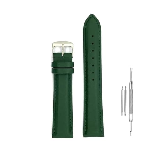 Image of Lineon Colourful 18mm Full Padded Univarsal Vegan Leather Watch Strap For Branded Watches Compitable with (Titan, Timex, Casio, Sonata etc) Tool and Pins Include