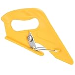 Universal Heavy-Duty Carpet Cutter with Sprung Arms and Plastic-Moulded Handle for Cutting Fabrics and Vinyl - Quick-Change Blade Tool