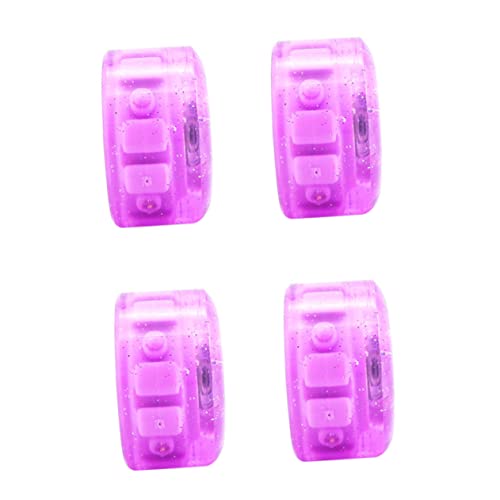 balacoo Bones Wheels for Roller Skates 4 Pack Light up Inline Skates Wheels for Wood Concrete Tile