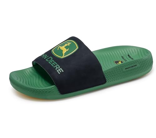 Image of Skechers Men's John Deere Fixed Strap Slide Sandal