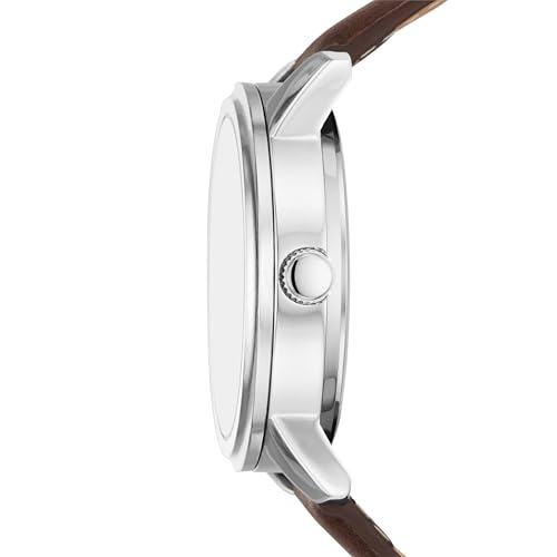 Relic by Fossil Men's Three-Hand Silver-Tone Vegan Leather Watch Gift Set (Model: ZR97022) - Image 4