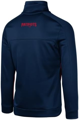 Outerstuff NFL Women’s Speed Grip Full Zip High Mock Jacket, Stylish Football Apparel, Comfortable Sportswear