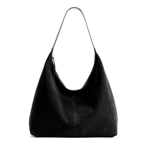 Image of KALIDI Casual Tote Bag Vegan Leather Hobo Zipper Work Bag Weekender Shoulder for Women Shoulder Travel Purse