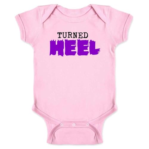 Image of Pop Threads Turned Heel Pro Wrestling Funny Character Infant Baby Boy Girl Bodysuit