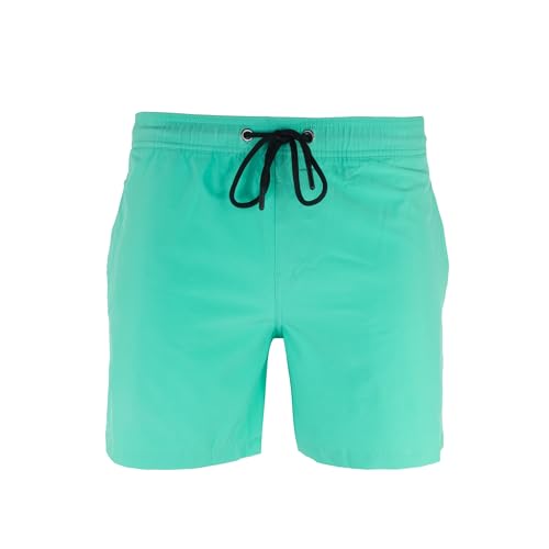 Men's Swim Trunks Swim Shorts Quick Dry 5 inch Inseam Beach Shorts with Compression Liner and Zipper Pocket