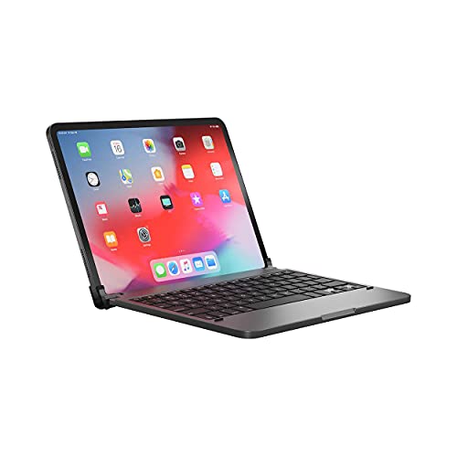 Image of Brydge Pro 11.0 Keyboard for 11-inch iPad Pro 1st & 2nd Generation, 2018 & 2020 Models | Aluminum Wireless Bluetooth Keyboard with Backlit Keys | Long Battery Life | (Space Gray)