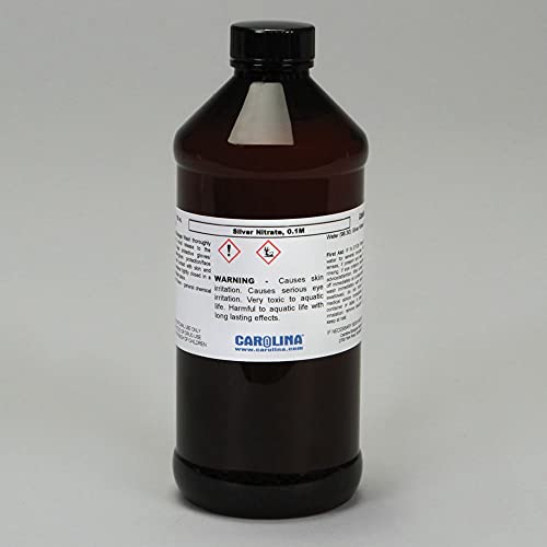 Silver Nitrate, 0.1 M (2%), Laboratory Grade, 500 mL