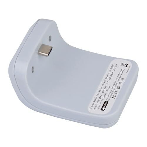 Hisewen PS5 Controller Ladegerät Kabelloses Akku 3600mAh für PlayStation 5 Controller mit USB Typ-C-Kabel