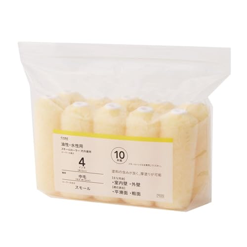 �J�C���Y(CAINZ) �X���[�����[���[ ���[���[�̒���4�C���`(101mm) 10�{ ������ �O�� ���� �����p ���� �X�y�A �y�C���g���[���[ �h��