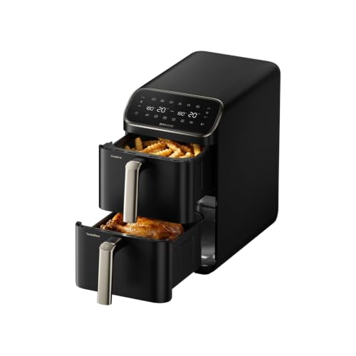Dreame 10Qt Dual Basket Air Fryer, Ceramic Coated, Dual-Zone Compact Design - image 1