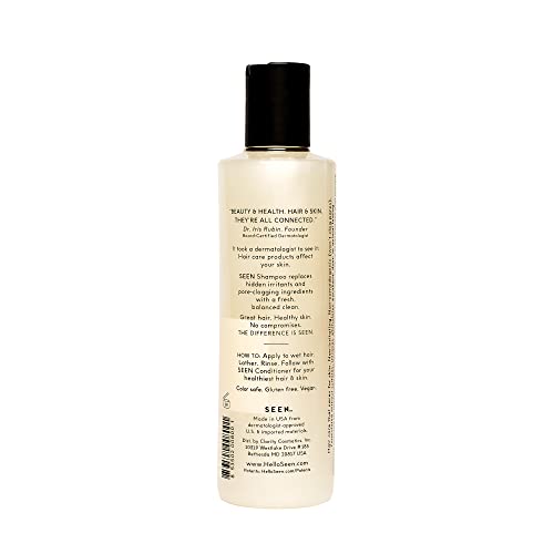 SEEN Shampoo - Scented - Non-Comedogenic & Sulfate-Free Hair Shampoo- Dermatologist-Developed - Safe for Sensitive & Acne Prone Skin - Image 3