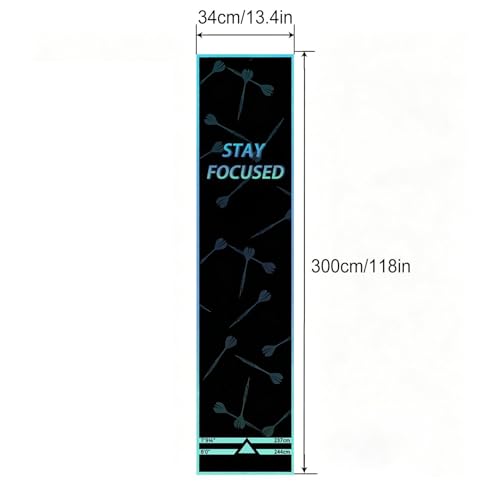 Tapis de fléchettes antidérapant pour protéger le sol des impacts - 5