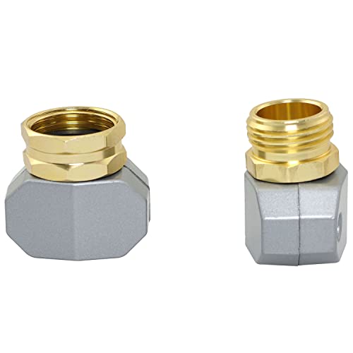 Garden Hose Repair Kit Taodan 1Set Zinc And Aluminum Male And Female Hose End For 3/4 Inch And 5/8 Inch Garden Hoses, Water Hose Repair Connector #TOP2