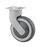 Durch die spezielle Konstruktion dieser Lenkrolle aus hochwertigem Kunststoff erhalten Sie nicht nur Langlebigkeit, sondern auch ein leichtes Gewicht, was den Transport und die Handhabung erheblich erleichtert. Diese Vorteile sorgen für eine einfache Mobilität selbst bei schwereren Gegenständen.