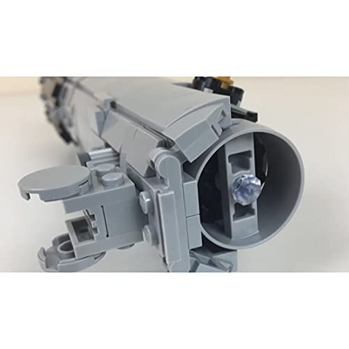 HYZH Technik Raumschiff Bausteine, 350 Klemmbausteine MOC-34243 Space Monk Laserschwert Lebensgroßes Replikat-Modell… – Bild 6