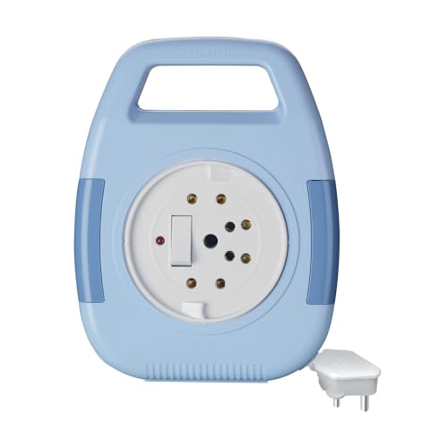 Image of Anchor by Panasonic 6A Cherry Flexicord Socket 3 Pin 4 Mtr (Blue, 1 Piece)