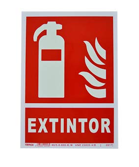 Wurko - Cartel&Quot;Extintor&Quot; 29,7 X 21 Cm