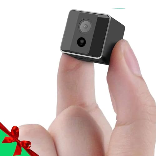 Wireless Mini Camera 1080P Portable Small Nanny Cam with Night Vision Body Cam Surveillance Cameras for Home Security Indoor/Outdoor No WiFi Need/No Audio