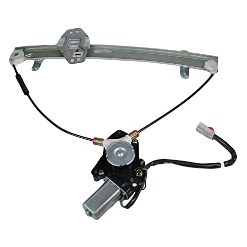 Image of TRQ Left Power Window Regulator & Motor Assembly Drivers Side Compatible with 2001-2005 Honda Civic