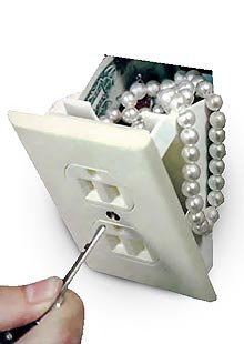 Hidden Fake Wall Outlet Safe by BeWild