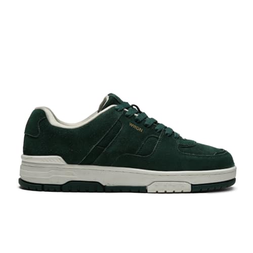 Image of WROGN Men's Genuine Suede Leather Sneakers | Solid Pattern