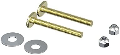 PROFLO PFC8110RWLA 1/4" x 2-1/4" Brass Closet Bolt Double Round Pair - N/A