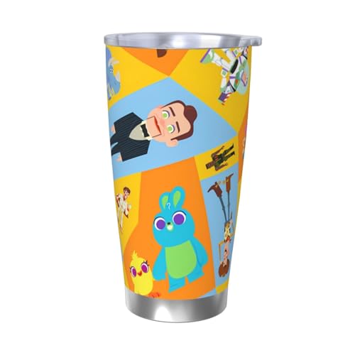 トイ ストーリー 水筒 真空断熱ケータイマグ 600ml ステンレスボトル 車用 直飲み 保温 保冷 フタ付きコーヒーカップ アウトドア 車のネイブに最適 スポーツタイプ ステンレスクールボトル 軽量 隔? 水筒 男の子 女の子